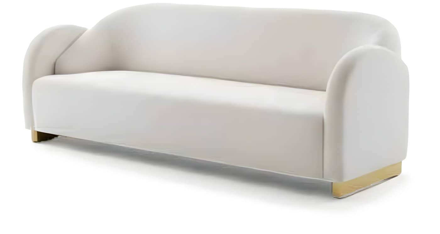Aria curved sofa