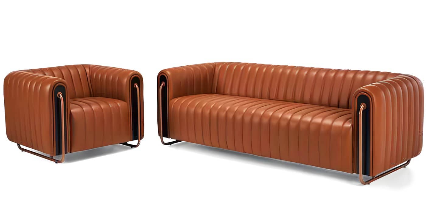 Londra channel-tufted sofa