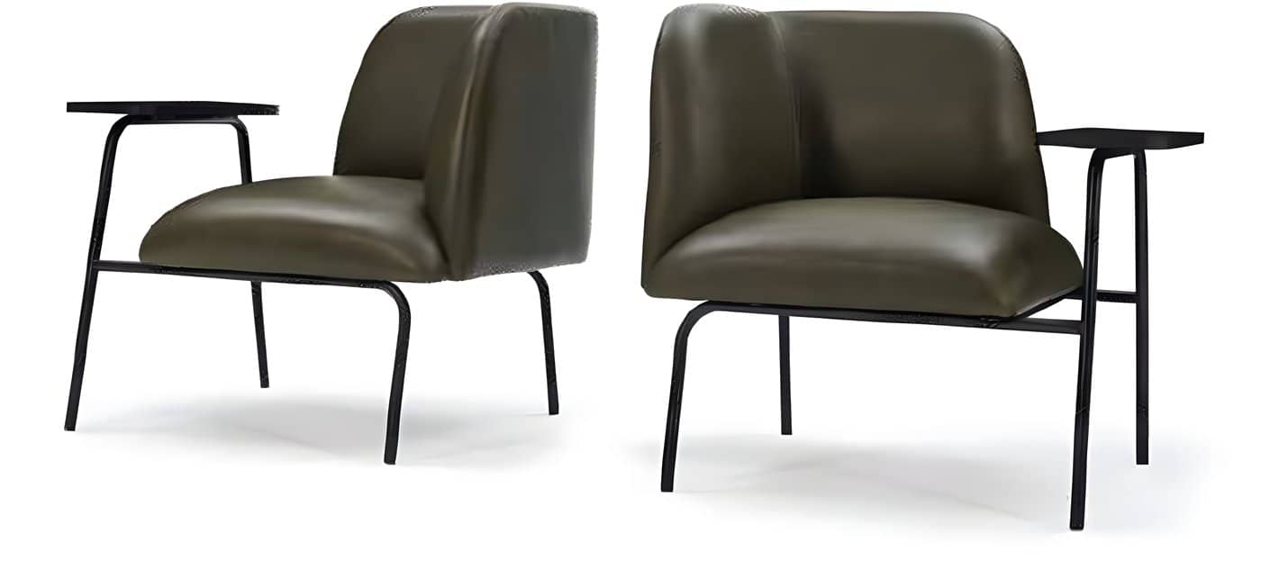 Nobel waiting chair with side table