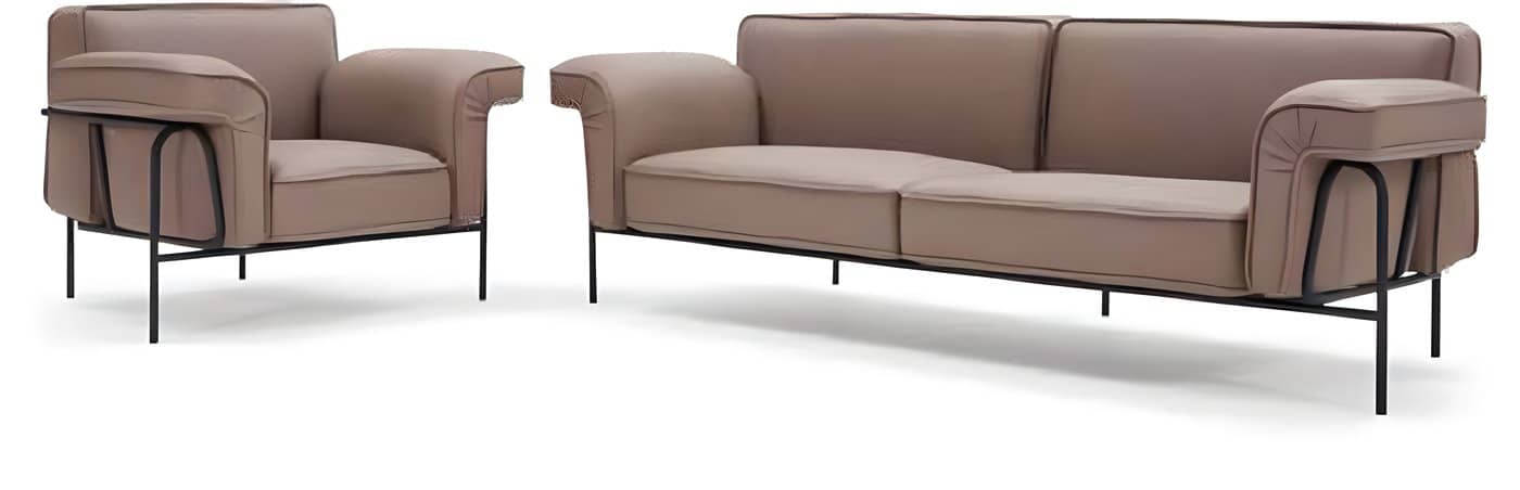 Orion metal-frame sofa