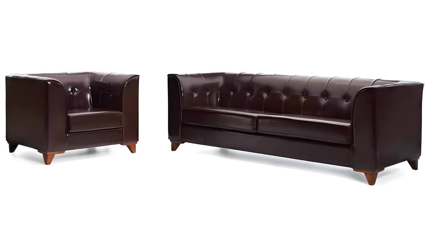 Prime button-tufted office sofa