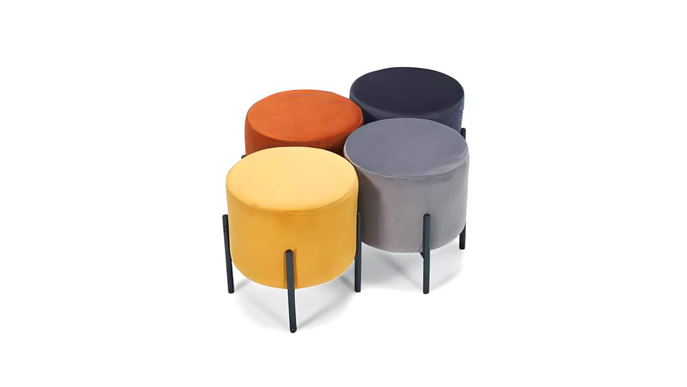 Rodeo round pouf