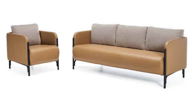 Styleen office sofa with loose cushions